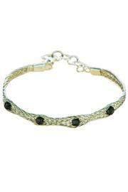  Hematite Silver Bracelet