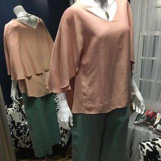  Nude Cape Top