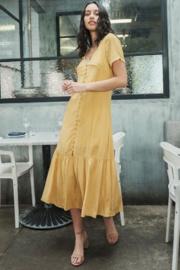  Polka Dot V-neck Maxi Dress