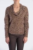  Cheetah Print Sweater