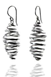  Battered Honey Comb Earrings