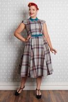  Darla Tartan Shirt-dress