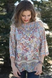  Lattice Sleeve Blouse
