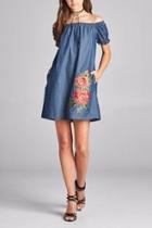  Denim & Roses Dress