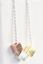  Mixed Cubes Necklace