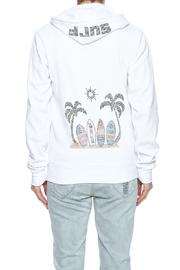  Surf Applique Zip Hoodie