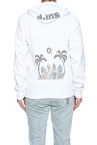  Surf Applique Zip Hoodie