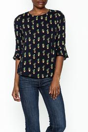  Cacti Print Blouse