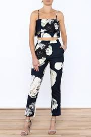  Navy Floral Pant Set