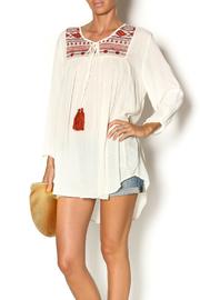 Embroidered Peasant Tunic