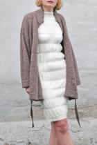  Quilted Long Cardigan