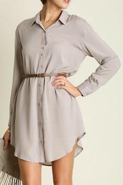  Silky Shirt Dress
