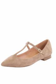  Taupe T-strap Ballet