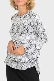  Black + White Top