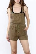  Olive Overall Romper