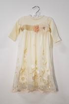  Ivory Lace Layette Gown