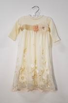  Ivory Lace Layette Gown