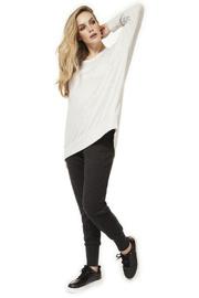  Crewneck Sweater W/ Side Slit