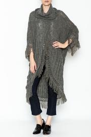 Long Knit Poncho