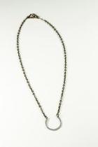  Necklace Horseshoe Silver