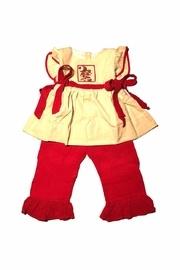  Gingerbread Pinafore Set