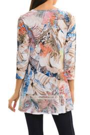 Abstract Flare Tunic