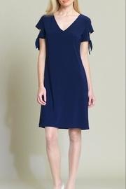  Tie-cuff Cap-sleeve Dress