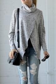  Grey Overlay Top