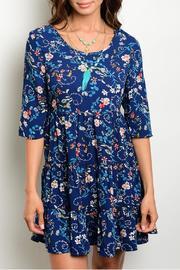  Floral Crisscross Dress