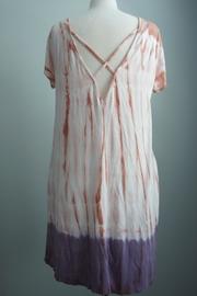  Criss-cross-back Tiedye Dress
