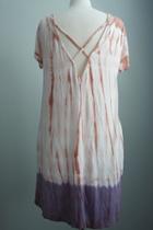  Criss-cross-back Tiedye Dress