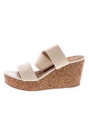  Beige Cork Wedges