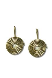  Spiral Pearl Earrings