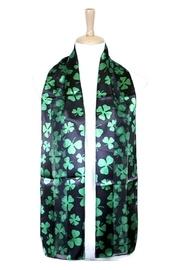  Black Shamrock Scarf