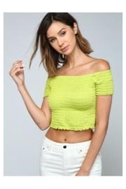  Yellow Smocking Top