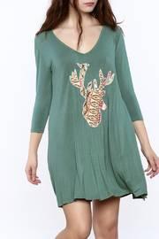  Deer Applique Dress