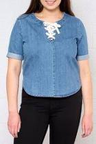  String Cropped Tee