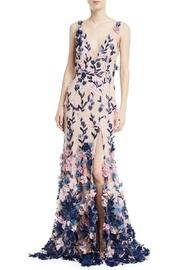  Sleeveless Petal Gown