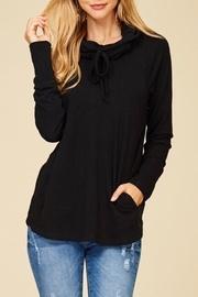  Black Drawastring Top
