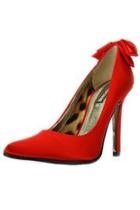 Red Silk Pump