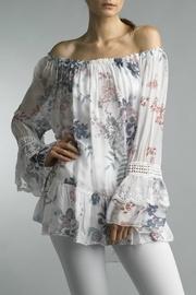  Floral-print Silk Blouse