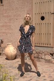  Floral Mini-wrap Dress