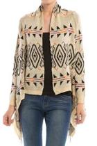  High/low Knit Cardigan