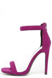  Berry Suede Pumps
