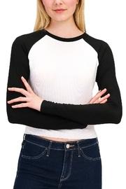  Contrast Baseball Top