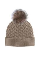  Wool Hat - Fox Pom