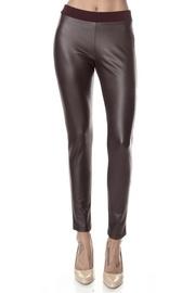  Faux Leather Skinny Pants