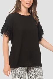  Fringe Sleeve Blouse