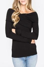  Off-shoulder Top, Black