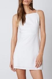  Linen Blend Mini Dress
